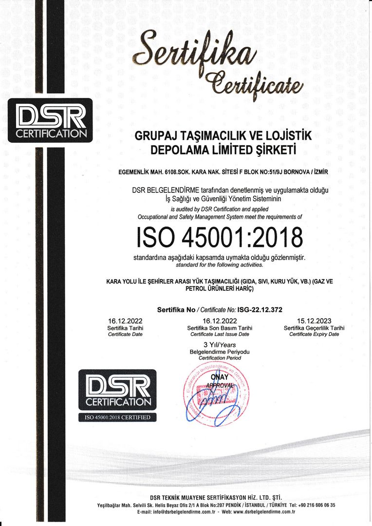 ISO 45001:2018